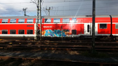 Graffiti Train in Fulda - Photo by dripslover - lns