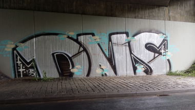 Graffiti Wall in Bayreuth - Photo by dripslover - DNS (2015)