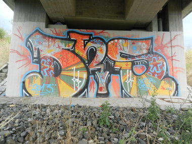 Graffiti Wall in Bayreuth - Photo by dripslover - dns (2013)
