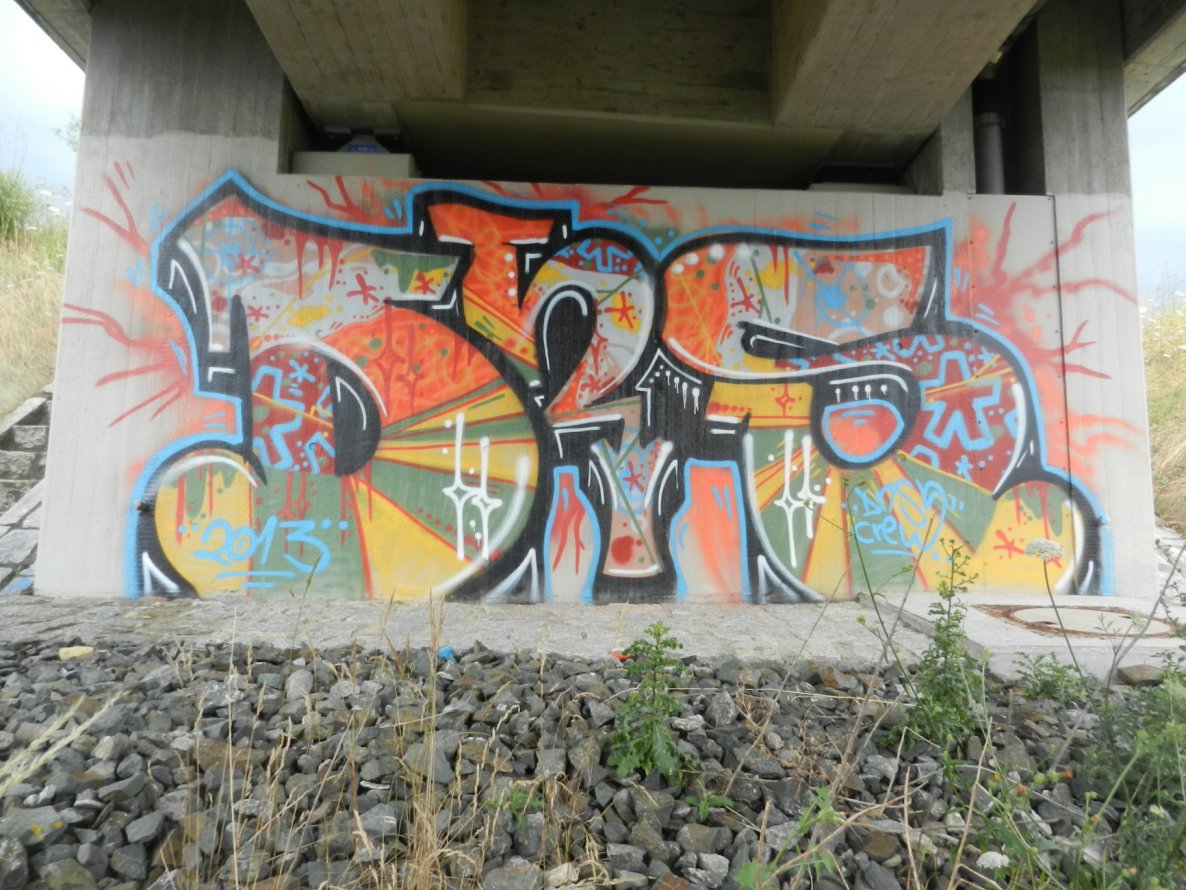 Graffiti Wall in Bayreuth - Photo by dripslover - dns (2013)