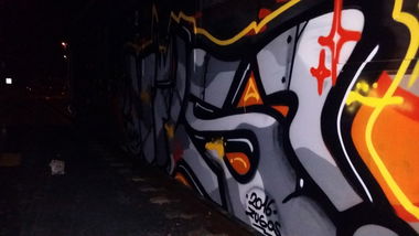 Graffiti Train in Hof - Photo by dripslover - nils, dnsc, dns (2016)