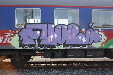 Graffiti Train in Nürnberg - Photo by dripslover - fyor (2014)