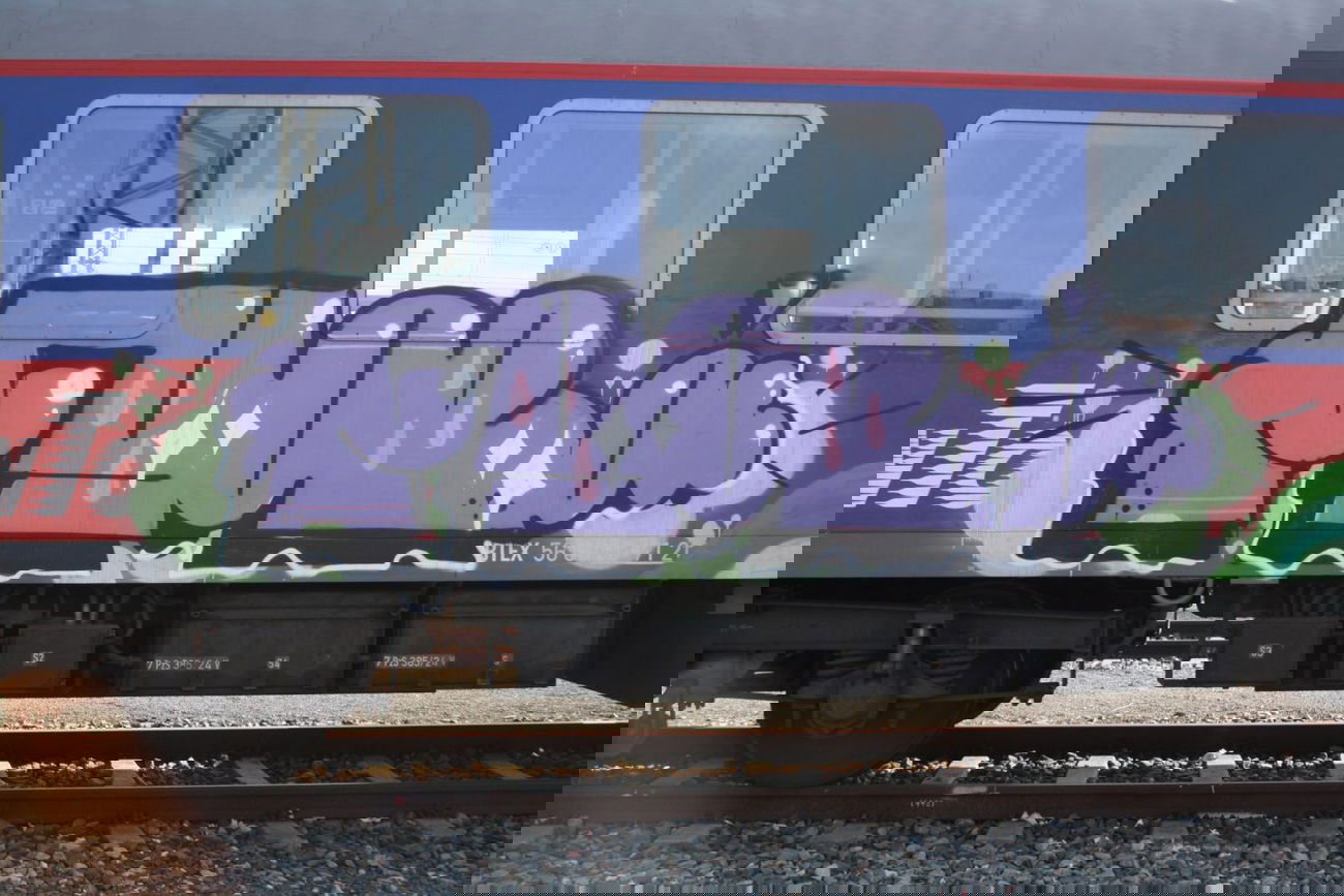 Graffiti Train in Nürnberg - Photo by dripslover - fyor (2014)