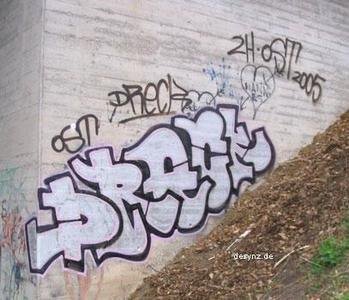 Graffiti Bombing in Bayreuth - Photo by dripslover - dreck, ost, 2h (2005)