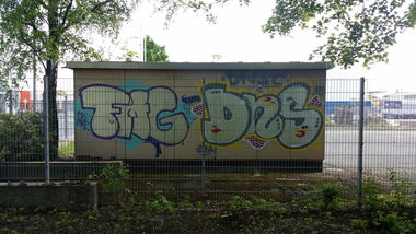Graffiti Wall in Germany - Photo by dripslover - fmg, eta, dns