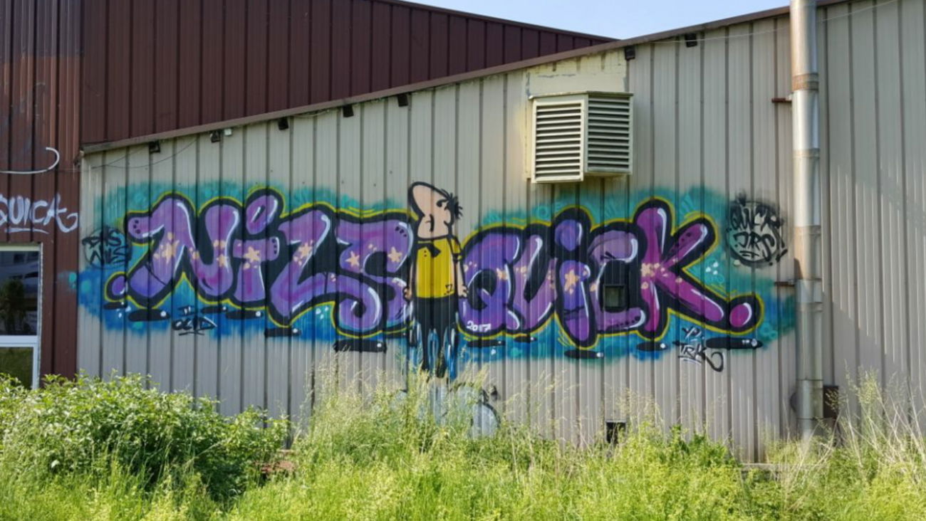 Graffiti Wall in Bayreuth  - Photo by dripslover - Dnsc, DNS, Nils (2017)