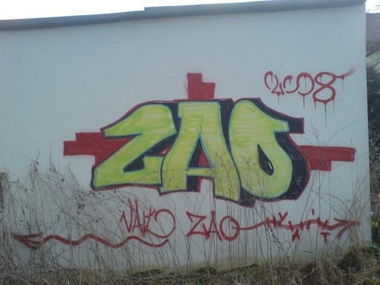Graffiti Bombing in Bayreuth - Photo by dripslover - zao (2008)