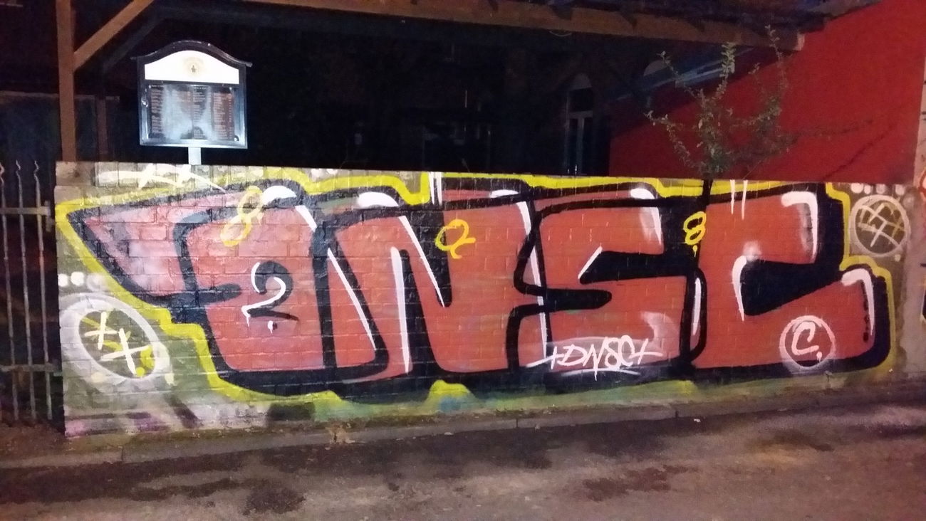 Graffiti Bombing in Bayreuth - Photo by dripslover - dnsc, dns (2015)