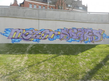 Graffiti Wall in Berlin - Photo by dripslover - mozer, skaks, mgb