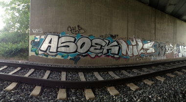 Graffiti Wall in Bayreuth - Photo by dripslover - asök, nils, dns (2014)