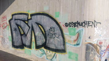 Graffiti Bombing in Bayreuth - Photo by dripslover - fm, fmg, dsk (2015)