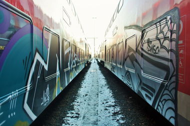 Graffiti Train in FULDA - Photo by dripslover - dnsc, nils (2017)