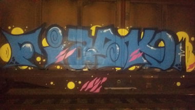 Graffiti Train in Bamberg - Photo by dripslover - fiasko