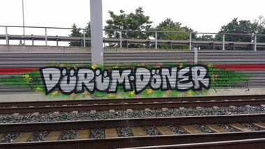 Graffiti Wall in Nürnberg - Photo by dripslover - Dürüm, döner (2014)