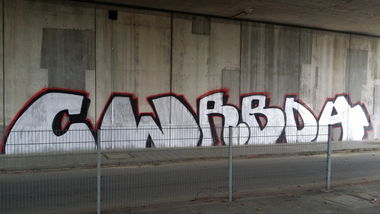 Graffiti Bombing in Nürnberg - Photo by dripslover - Cwr, bda