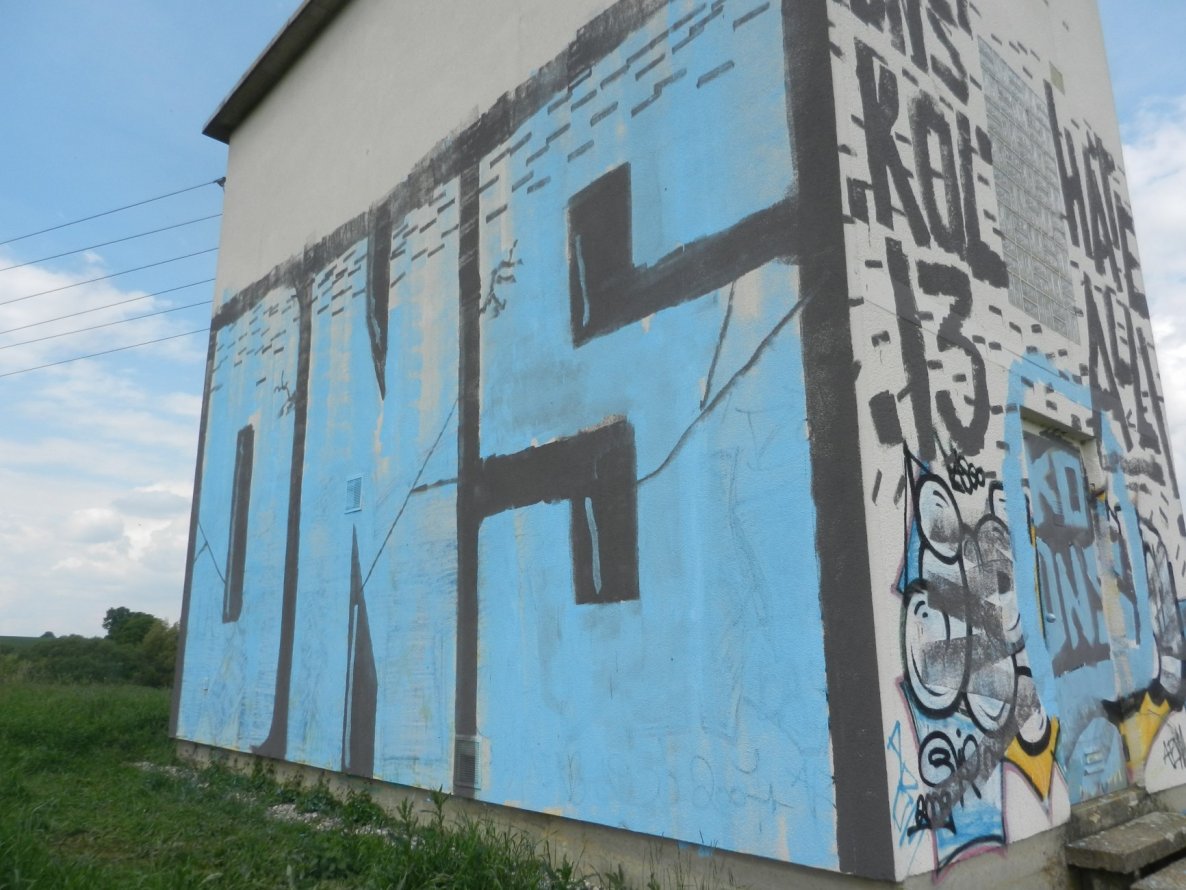 Graffiti Bombing in Bayreuth - Photo by dripslover - dns, kol (2013)