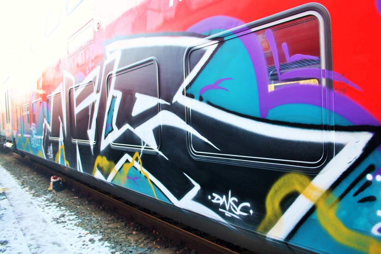 Graffiti Train in FULDA - Photo by dripslover - dnsc, nils (2017)