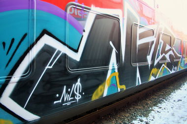 Graffiti Train in FULDA - Photo by dripslover - dnsc, nils (2017)