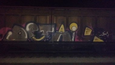 Graffiti Train in Bamberg - Photo by dripslover - detail, demo, jbcb