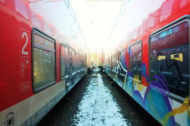 Graffiti Train in FULDA - Photo by dripslover - dnsc, nils (2017)
