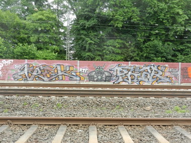Graffiti Wall in Frankfurt - Photo by dripslover - rtf