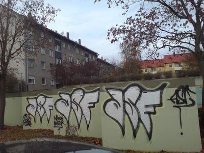 Graffiti Bombing in Bayreuth - Photo by dripslover - asf (2010)