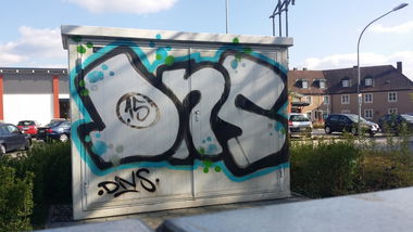 Graffiti Bombing in Bayreuth - Photo by dripslover - dns (2015)