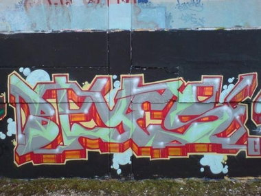 Graffiti Wall in Bayreuth - Photo by dripslover - blues (20xx)