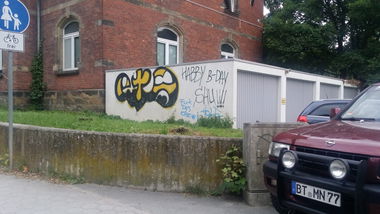 Graffiti Wall in Bayreuth - Photo by dripslover - eta