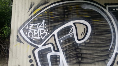 Graffiti Bombing in Thurnau - Photo by dripslover - dns, gmb, eta (2015)