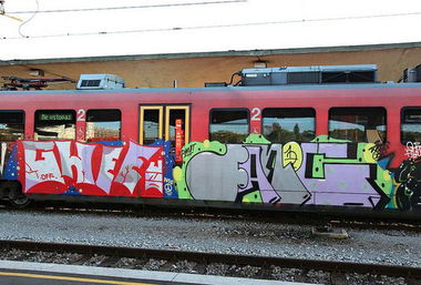 Graffiti Train - Photo by drkool