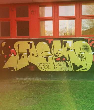 Graffiti Wall - Photo by drkool - reko, gbr