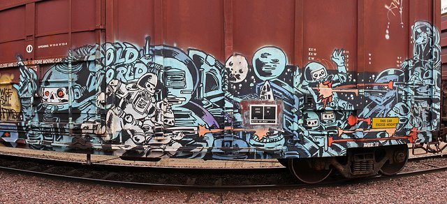 Graffiti Train - Photo by drkool
