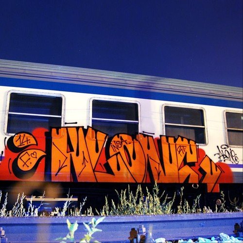 Graffiti Train - Photo by drkool