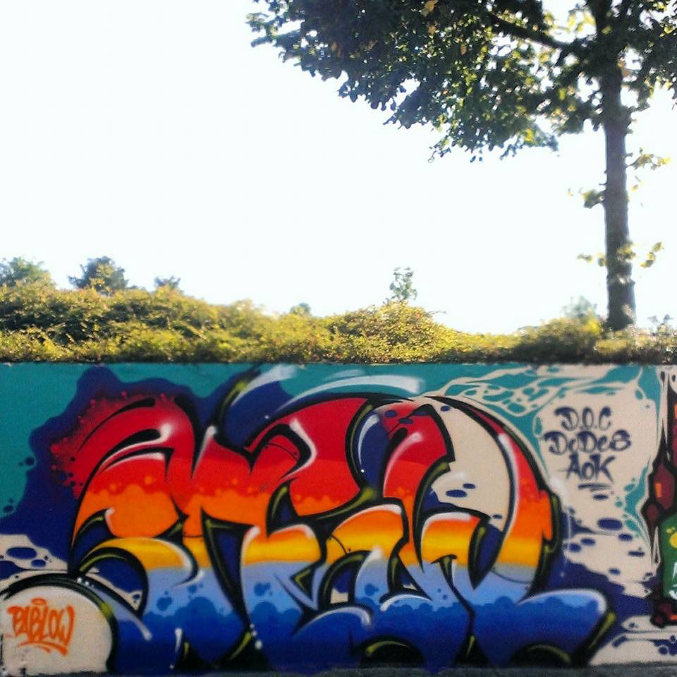 Graffiti Wall - Photo by drwesh - Shew, Wesh, Dudes