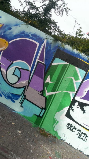 Graffiti Wall - Photo by drwesh - Heidelberg, Wesh, D.O.C