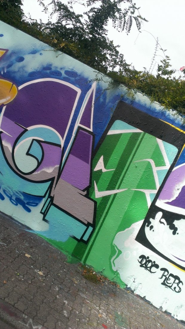 Graffiti Wall - Photo by drwesh - Heidelberg, Wesh, D.O.C