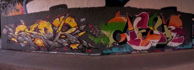 Graffiti Wall - Photo by drwesh - Sker, Wesh