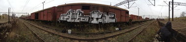 Graffiti in Olsztyn - Photo by dsmcrew - kink, pone27, dsm (2013)