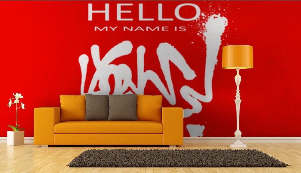 Graffiti Wall in Olsztyn - Photo by dsmcrew - hello, my, name (2014)