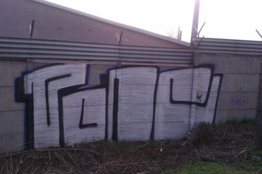 Graffiti Wall in Olsztyn - Photo by dsmcrew - yard, graffiti, polska (2012)