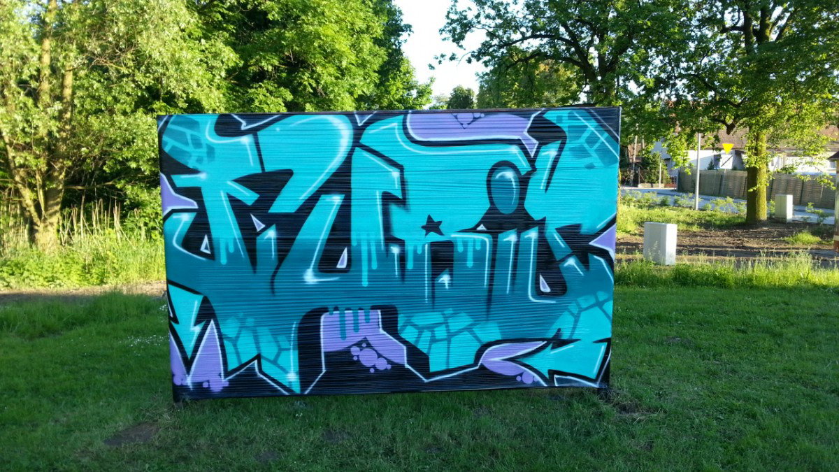 Graffiti Wall in Sroda Slaska - Photo by dubtroe - furis, rufis, hmbs (2013)