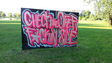 Graffiti Artwork in Sroda Slaska - Photo by dubtroe - furis, rufis, hmbs (2013)