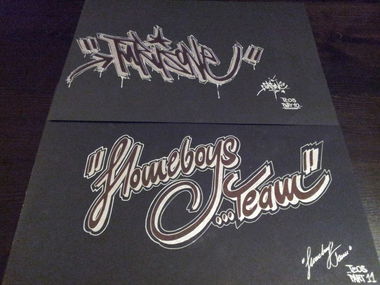 Graffiti Sketch in Sroda Slaska - Photo by dubtroe - furis, rufis, hmbs (2010)