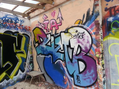 Graffiti Wall in Aalborg - Photo by dumberone (2013)