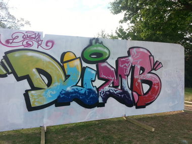 Graffiti Wall in Aalborg - Photo by dumberone - Chill, i, parken (2013)
