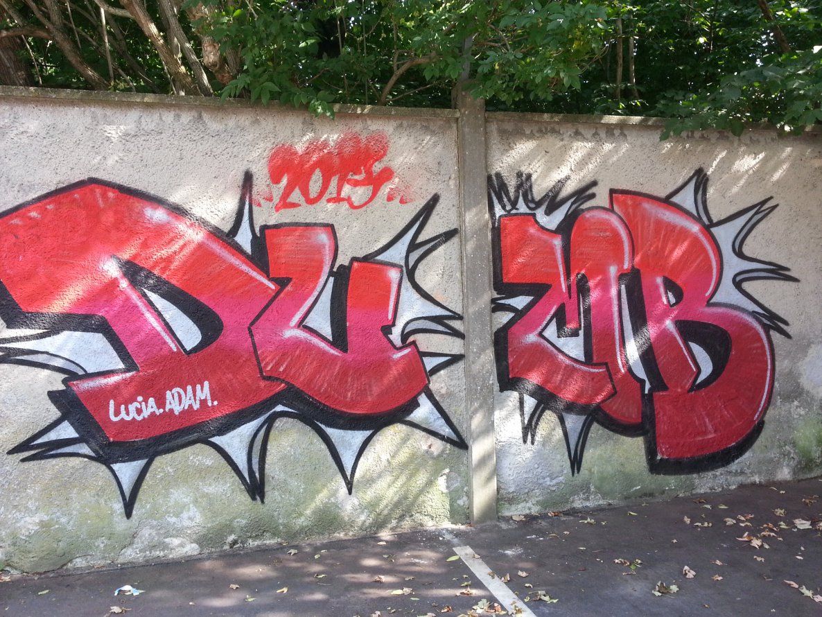 Graffiti Bombing in Aalborg - Photo by dumberone (2013)