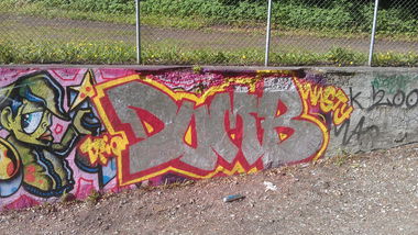 Graffiti Wall in Aalborg - Photo by dumberone (2013)