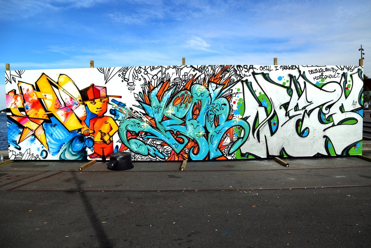 Graffiti Wall - Photo by dumberone