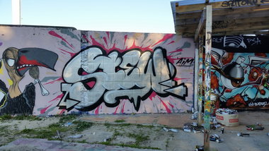 Graffiti Wall - Photo by dumberone